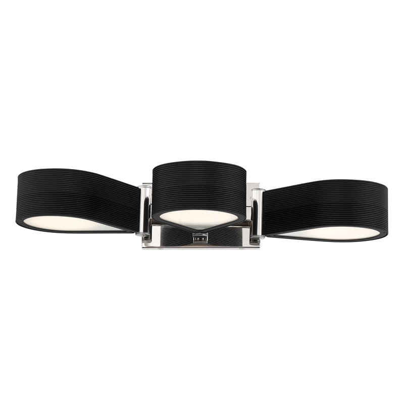 Steel LED Flush Mounted Sconce