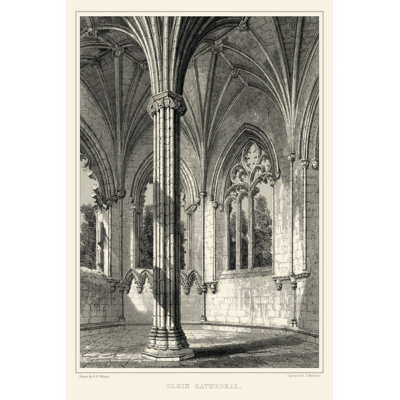 Gothic Detail III by R. W. Billings - Wrapped Canvas Art Prints