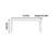 Solid wood desk simple household study table-1615947871
