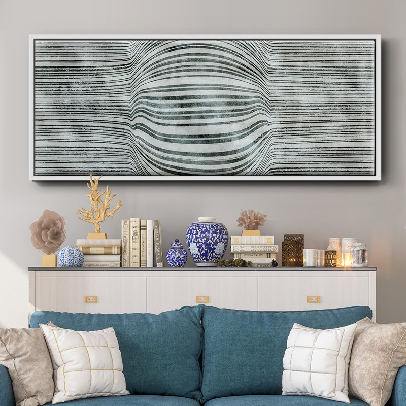 Forme voluptueuse - Framed Canvas, 8" H x 20" W