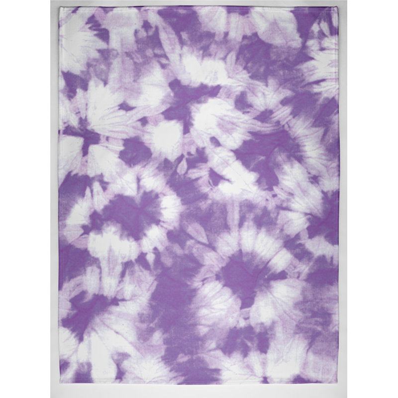 Betty Plain Weave / Muslin Throw Blanket, Purple