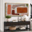 Impression sur toile encadrée orange et brun-107118453-111666036