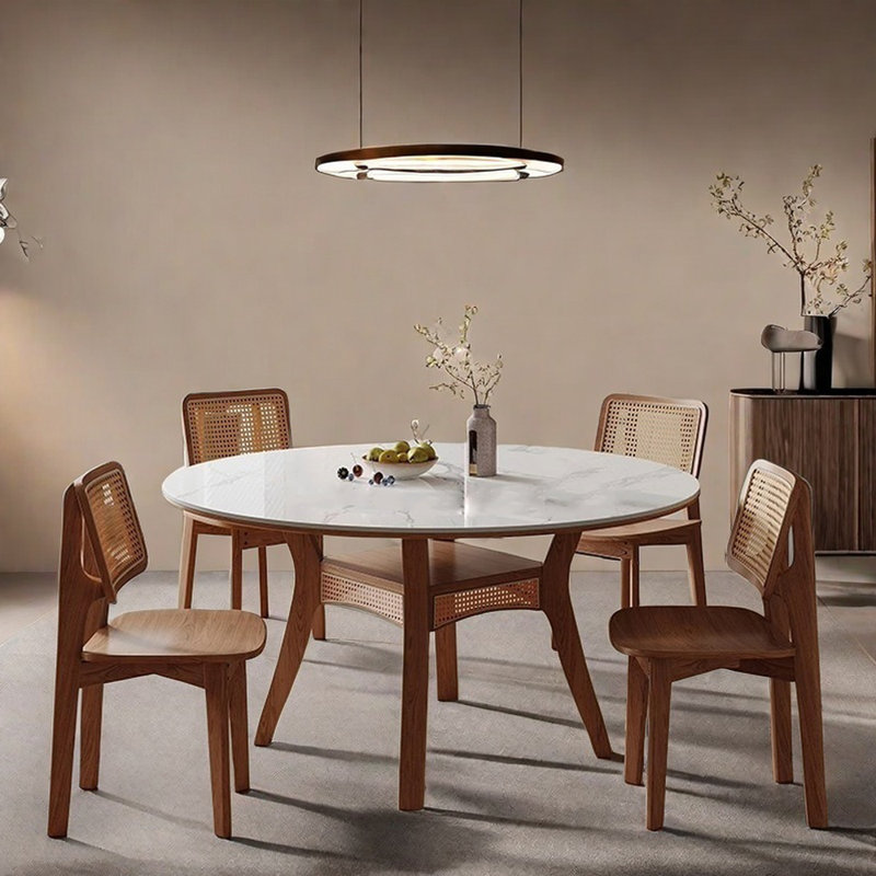 Table d'appoint simple et petit appartement, H 29,5 po x L 43,3 po x l 43,3 po