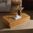 43.3" Burl Wood MDF Coffee Table