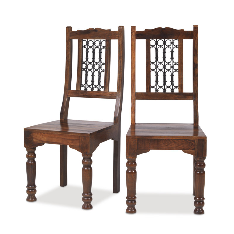 Mathilda Solid Wood Slat Back Side Chair