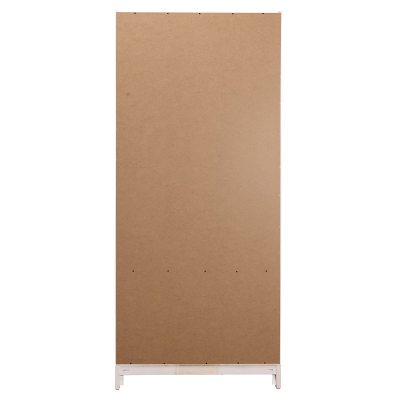 Larson Lighted Curio Cabinet, Gloss White