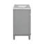 Meuble-lavabo moderne 36 "avec lavabo supérieur et miroir - 2 portes à fermeture douce, 2 tiroirs