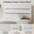 Sakari 2 Set Rustic Farmhouse Bed Frame, 2Pcs Twin Size Metal Platform Bedframe with Wood Headboard, Mattress Foundation with Heavy Duty Metal Slats Support, No Box Spring Needed-6335156