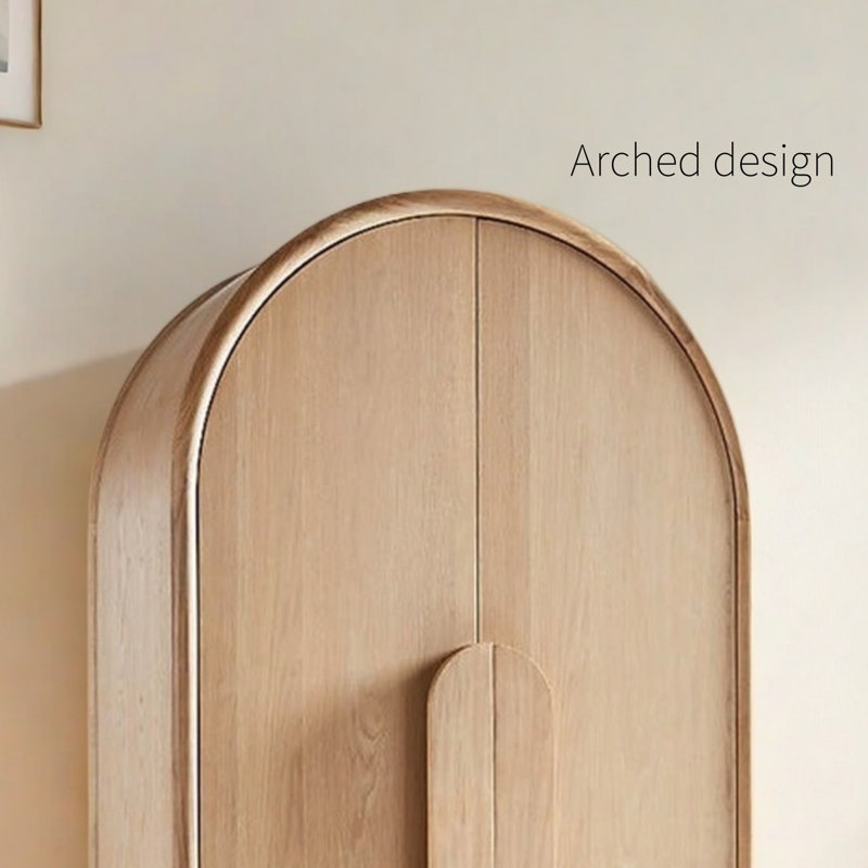 Garde-robe arquée simple, Burlywood