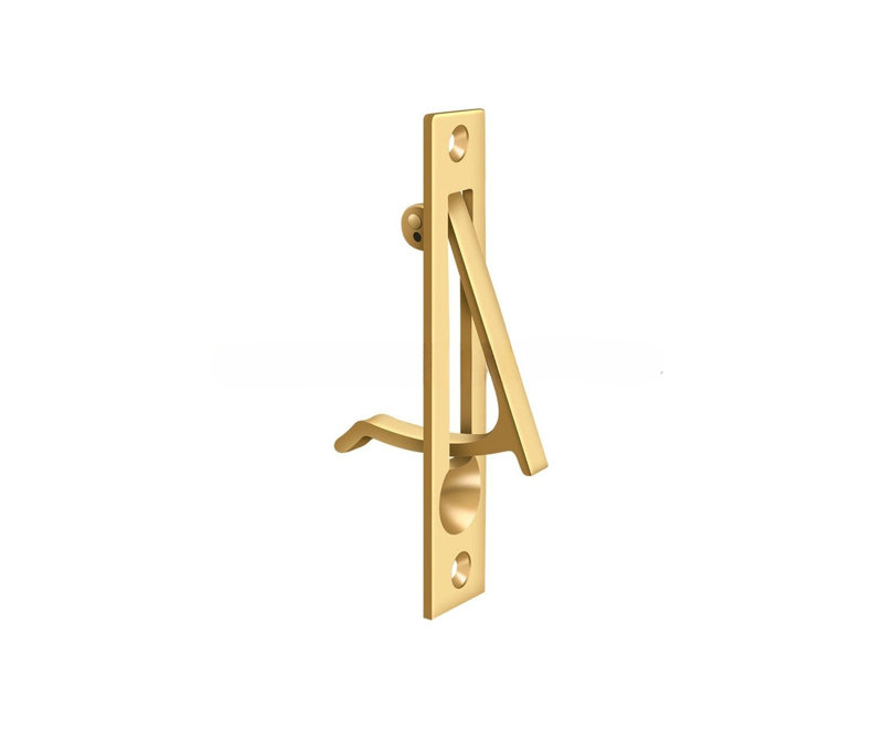 Deltana EP475CR003 Edge Pull, 4" x 3/4" in PVD Polished Brass, PVD Polished Brass
