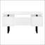 Bureau d'ordinateur contemporain de 60 pouces avec tiroirs de rangement et configuration réversible pour bureau à domicile