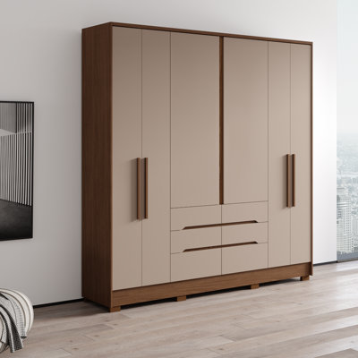 San 85" Armoire with Adjustable Shelves, Hanging Rod