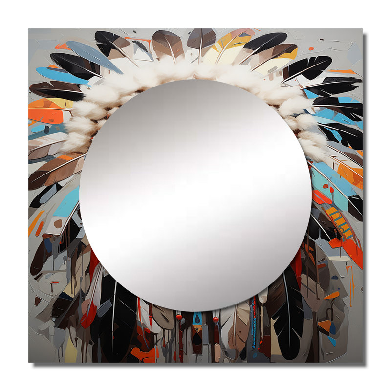 Art mural miroir pour salle de bain, 29 po x 29 po