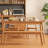 Mayar Cherry Solid Wood Dining Table-865726076