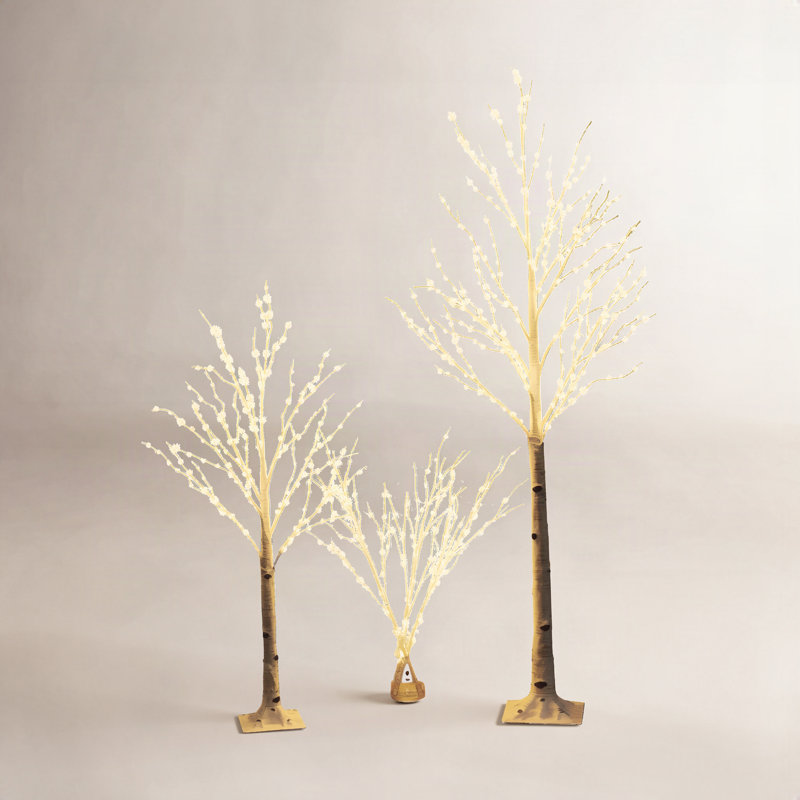 Lighted Birch Tree 200l 4ft