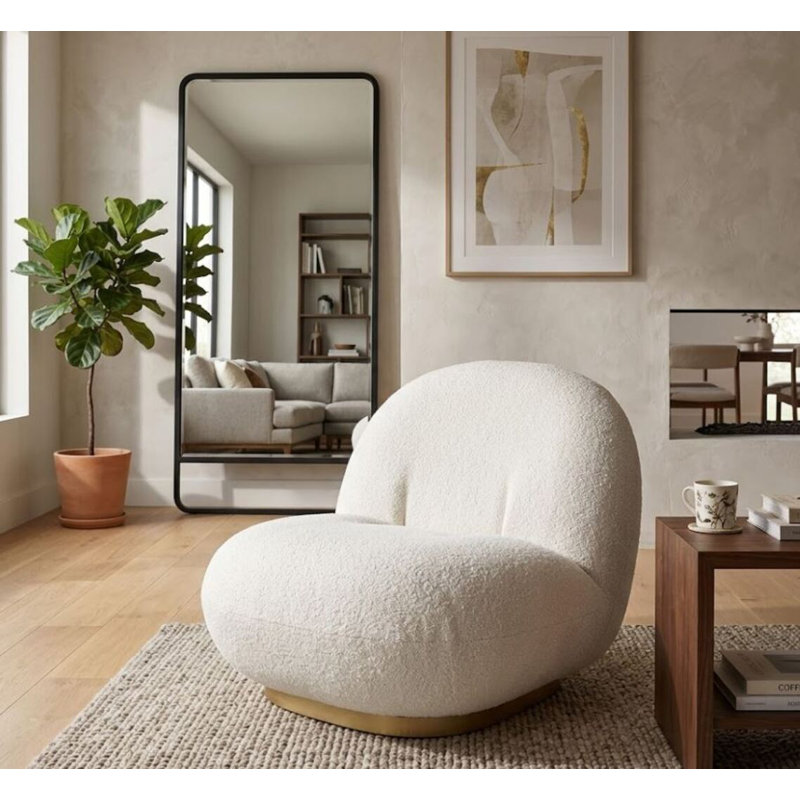 Woline Upholstered Swivel Accent Chair