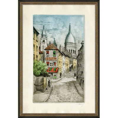 Montmartre Rue Noryins Painting