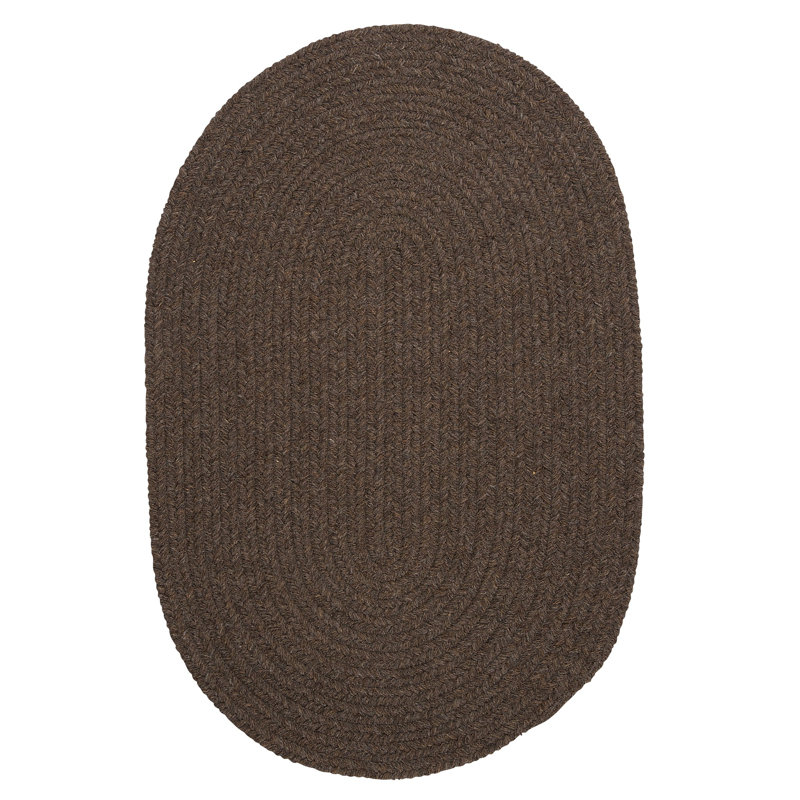 Tapis rose tressé Navarrette, Ovale 12 pi x 15 pi, Rosé