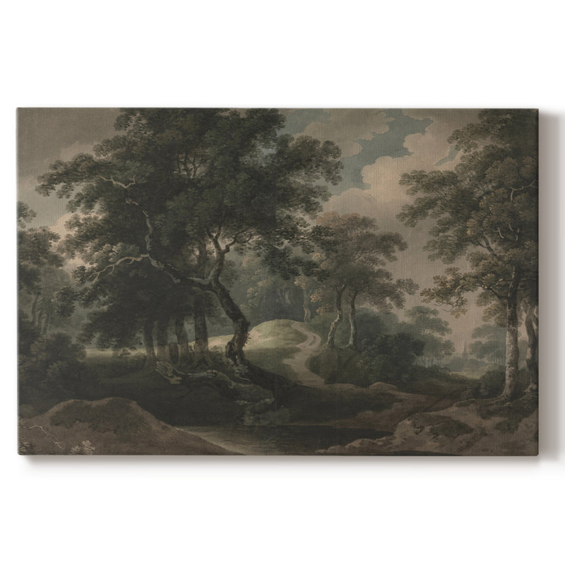 "Vintage Landscape" - CDxxxxi, reproduction d'art sur toile, H 41 po x l 61 po