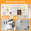 Applique murale à piles avec télécommande, appliques murales rechargeables sans fil dorées, lumière à intensité variable RVB (ensemble de 2)-893225534