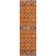 Premium Machine Washable Prisco Orange Rug