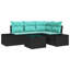 Ensemble de canapé de jardin avec coussin 5 pièces vidaXL-47728387