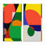 «Retro Abstract Colorful Colorful Geometric Designs XV», ensemble de 2 impressions-1287211516-1287211515