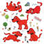 Adhésif décoratif Clifford le grand chien rouge et ses amis