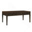 Table basse, 2 tiroirs cannelés