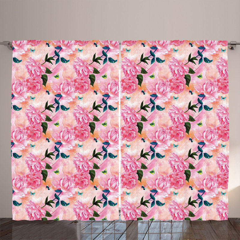 Semi Sheer Curtain Pair