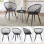 46cm H Armchair in Black