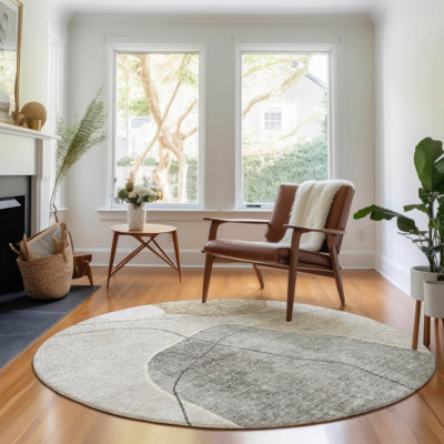 Premium Machine Washable Prisco Beige Rug