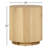 Taryn 20" Drum End Table-1879132300