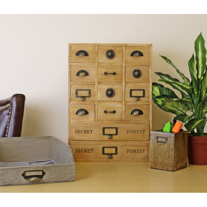Dewald Wood Desk Organiser