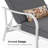 Outdoor Chaise Lounge Chair with Cushion, Adjustable Backrest Reclining and Lumbar Pillow-543052437