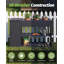 Boîte de livraison extérieure 3 en 1 noire avec bac de jardin surélevé, antivol, résistant aux intempéries et rangement pour outils de jardin.