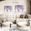 Reproduction sur toile mauve-98978603