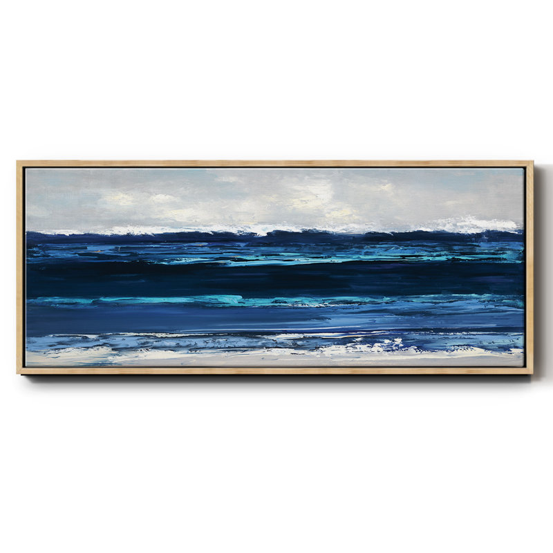 Summer Surf- Framed Canvas