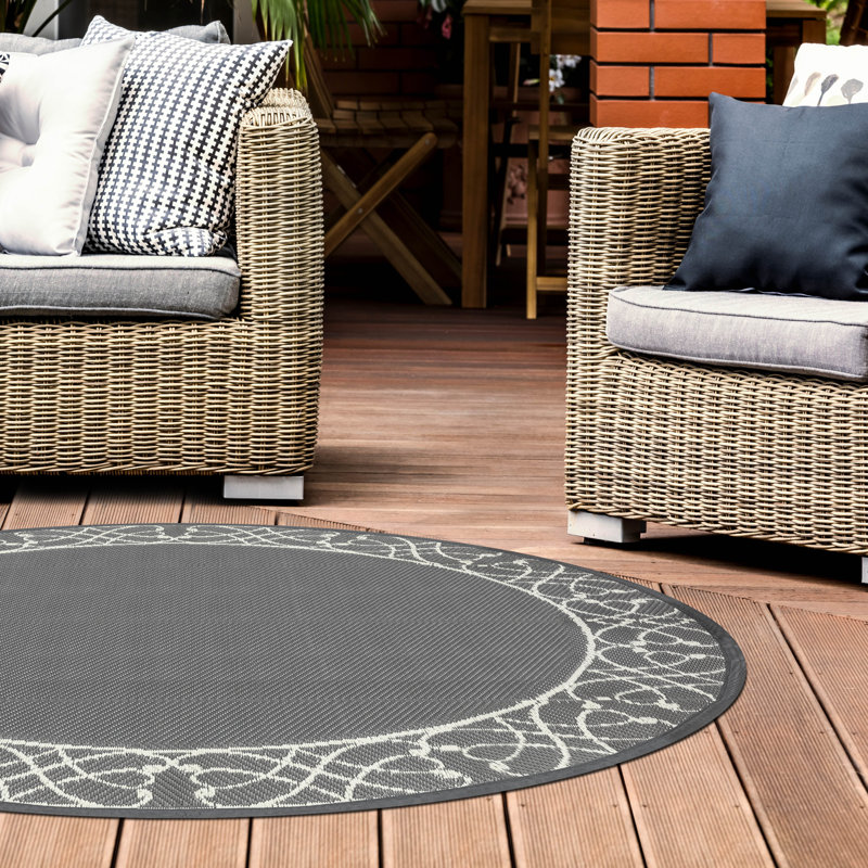  Tapis d'extérieur réversible 5 pi x 5 pi