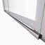Porte de douche pivotante universelle à ajustement de 1 3/8 po avec finition en verre trempé de 1/4 po 3272-125362286