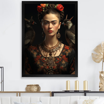 Art sur toile, "Frida mexicaine"