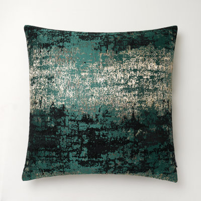  Housse de coussin décoratif en jacquard et velours Glam 20 po x 20 po 1 pièce