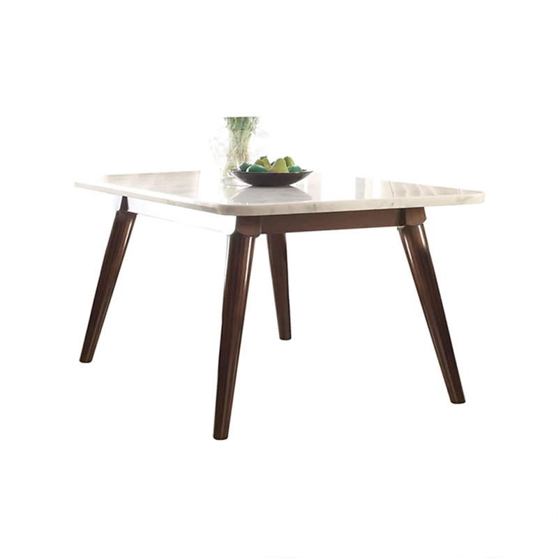 with Solid Wood Base Dining Table