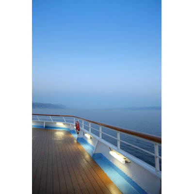 Cruise Ship Deck - Wrapped Canvas Photograph