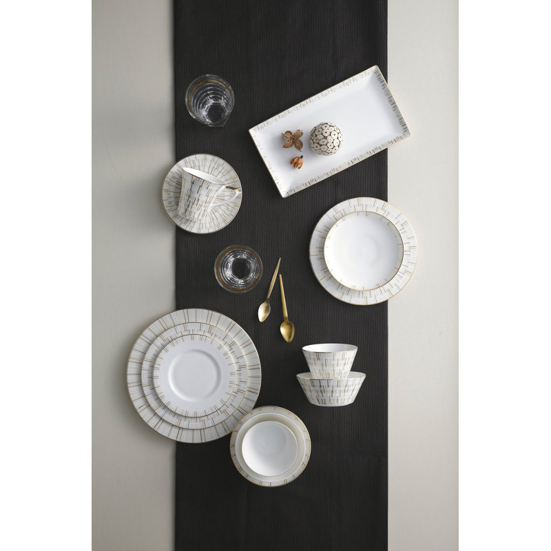 Luminous Bone China Serving Bowl