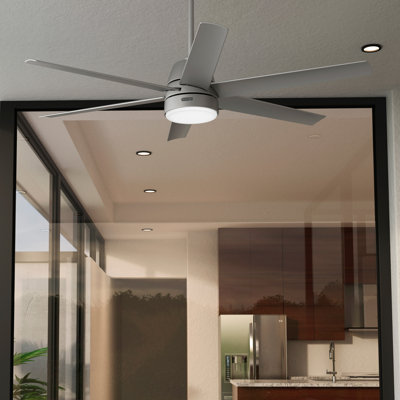 Ventilateur de plafond 60 pouces à 6 pales avec lumières Skysail