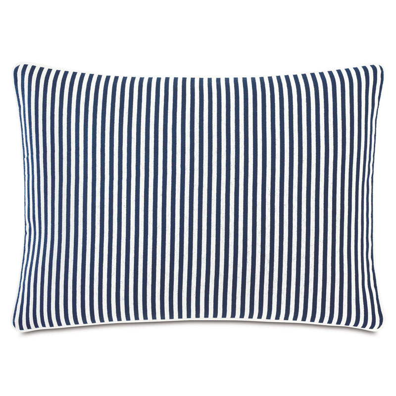 Housse de coussin rectangulaire pour l'extérieur Villa, Bleu marine