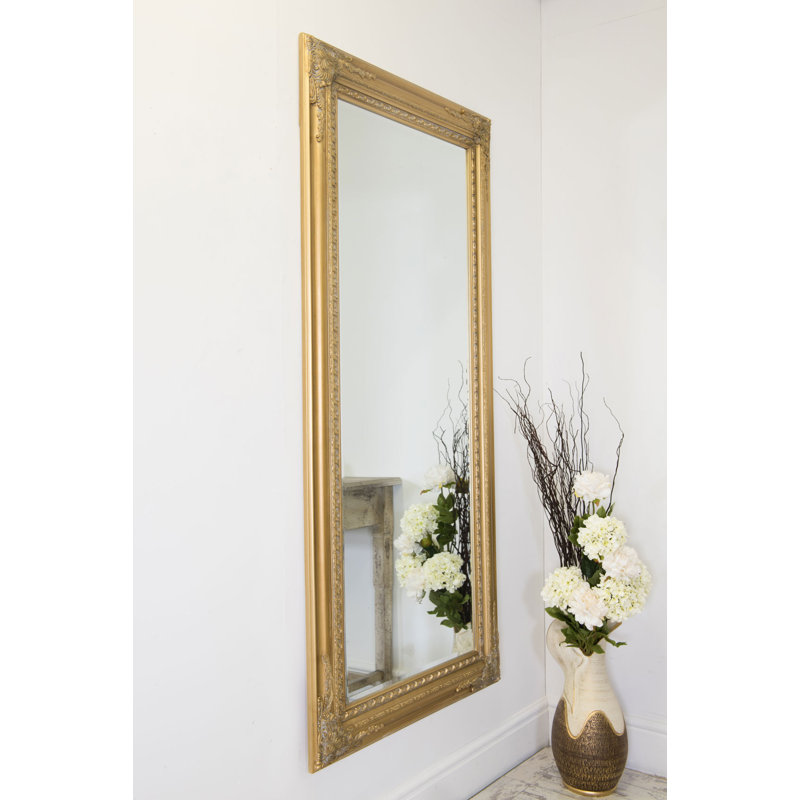 Zaragosa Wood Flat Floor Mirror