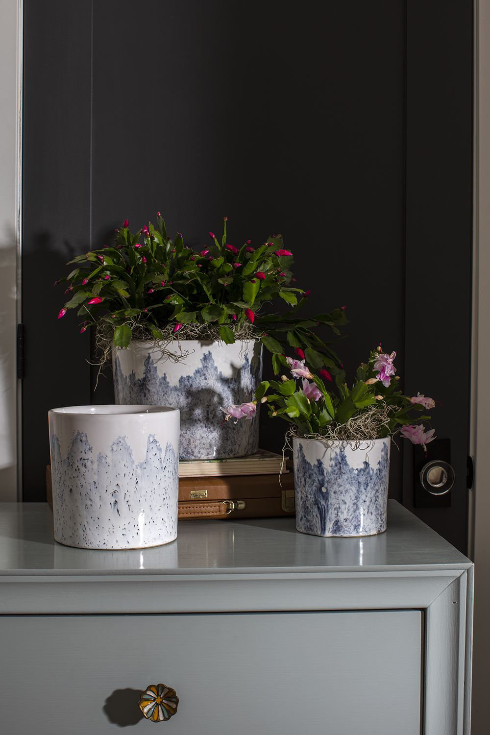 Haana Ceramic Pot Planter, 6.75" H x 6.75" W x 6.75" D