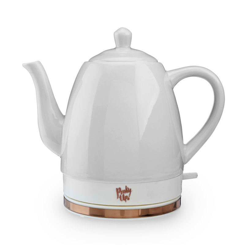 Noelle Ceramic Electric Tea Kettle, Gray